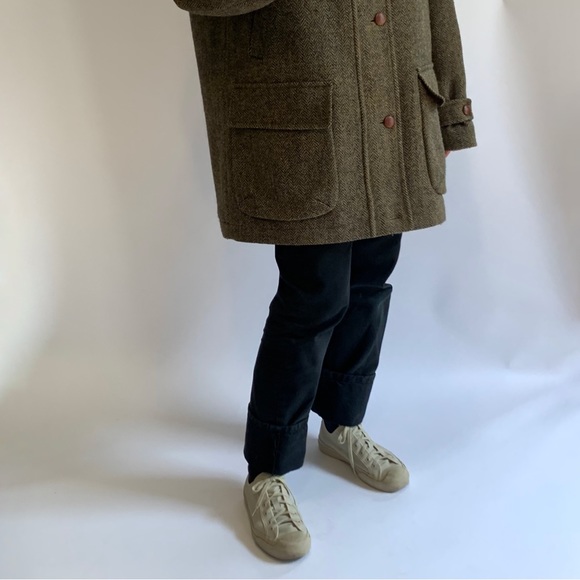 ❌SOLD❌ Vintage Harris Tweed 100% Wool Quilted Winter Jacket made for Ogilvy - Picture 13 of 16